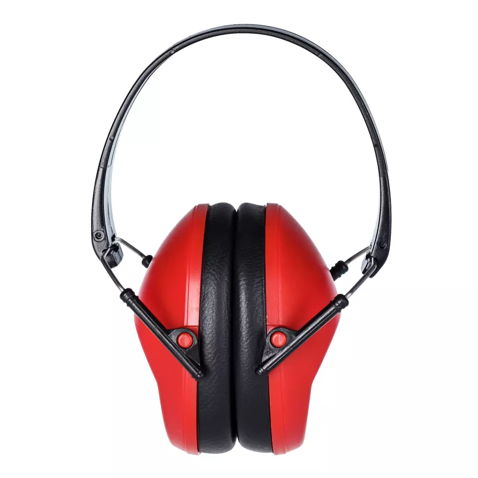 Portwest PS48RER, Slim Ear Defenders, Red, image 1, gallery thumbnail