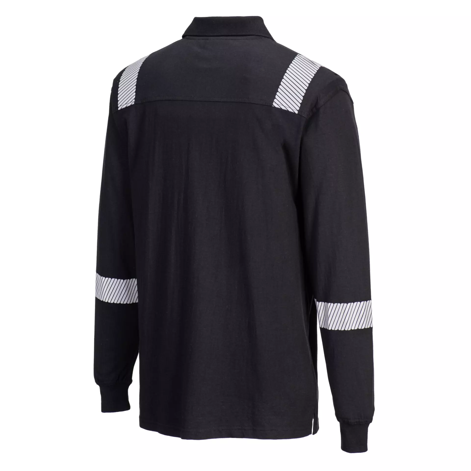 Portwest FR711BKR, WX3 FR Modaflame Long Sleeve Polo, Black, image 9
