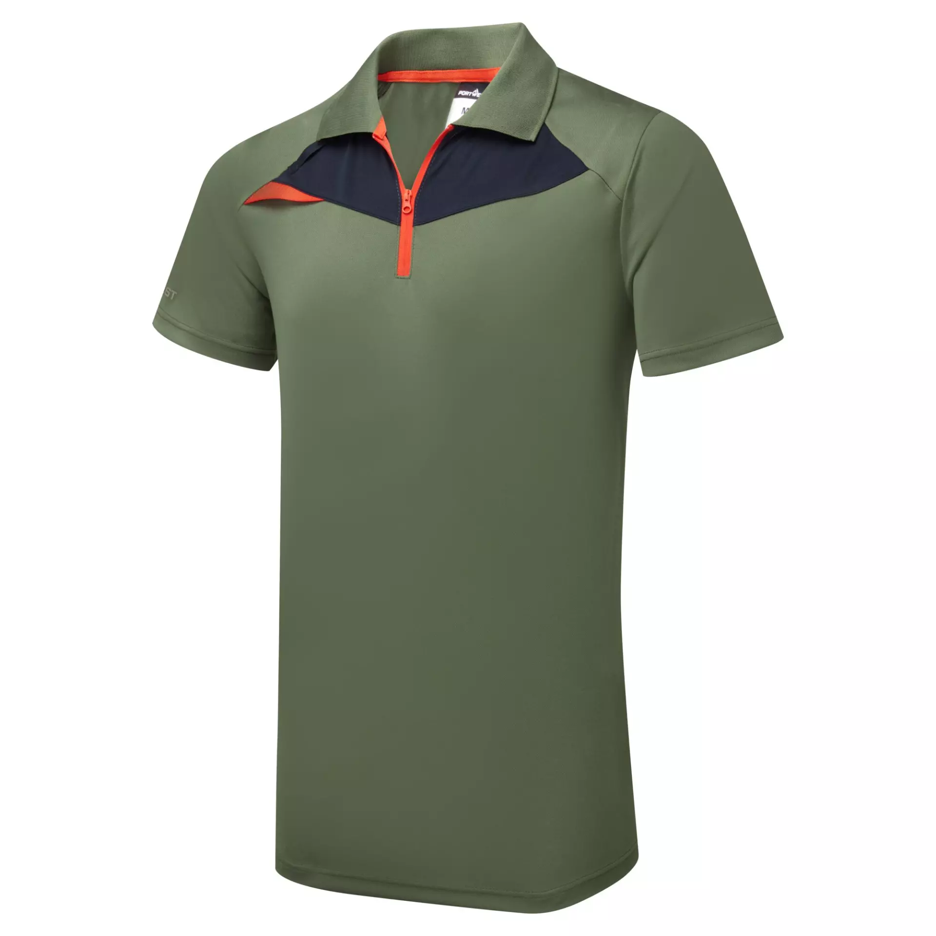 Portwest DX410MOR, DX4 Poloshirt Kurzarm, Moosgrün, image 2