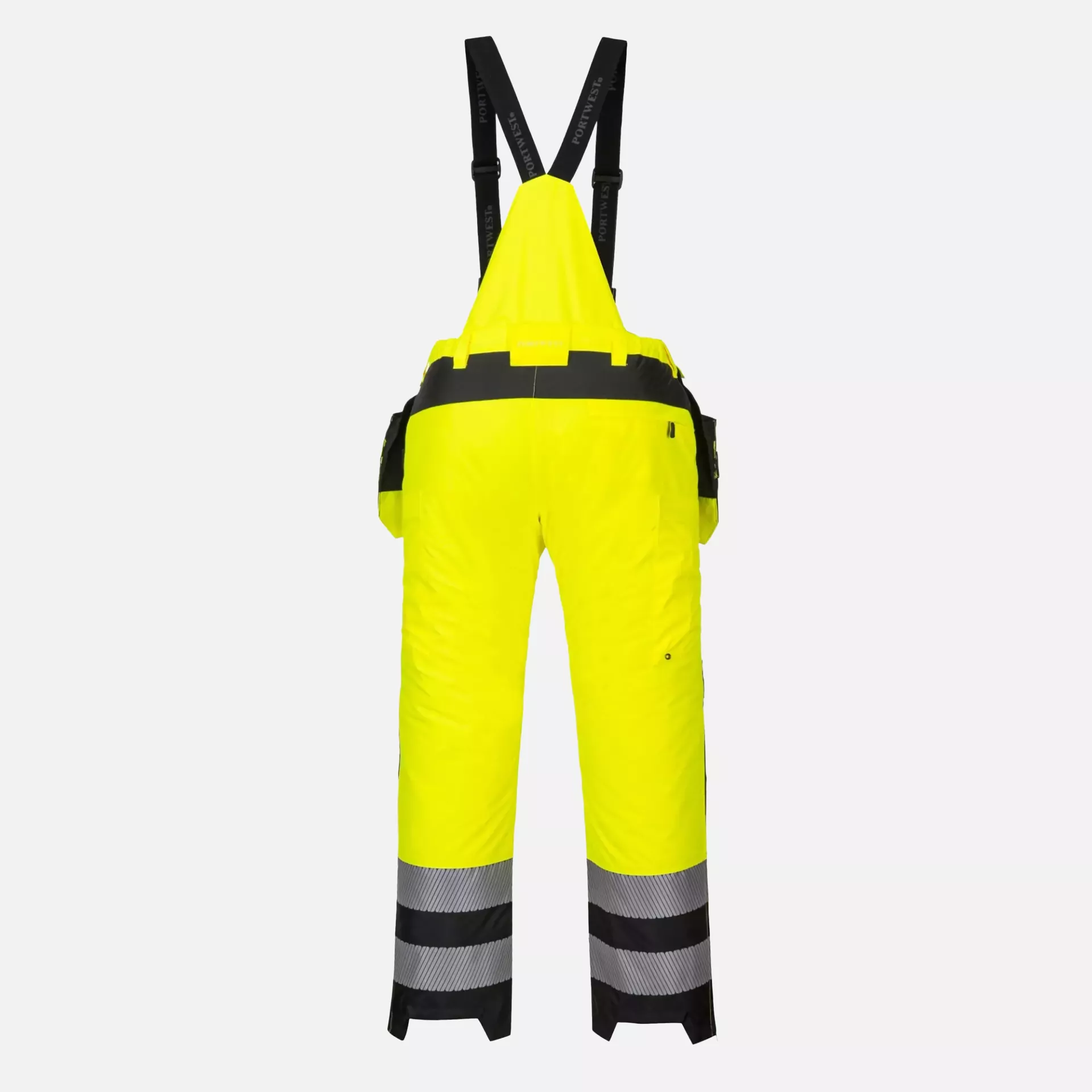 Portwest PW351YBR, PW3 Hi-Vis Winter Trousers, Yellow/Black, image 2