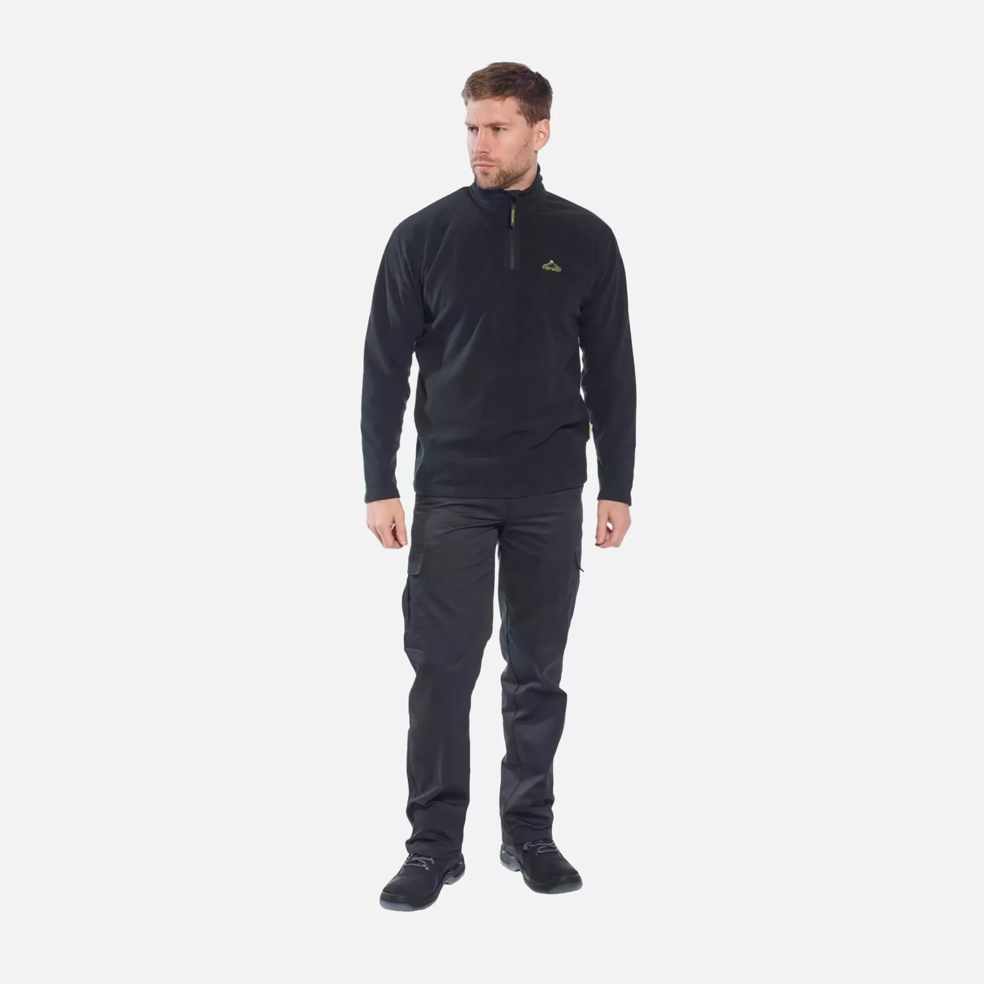 Portwest F180NAR, Staffa Microfleece Pullover, Navy, image 3