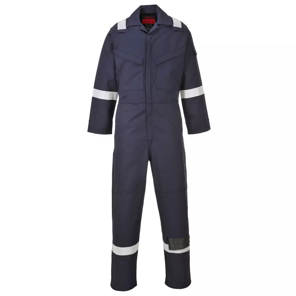 Portwest AF53NAR, Araflame Gold Coverall, Navy, image 1, gallery thumbnail