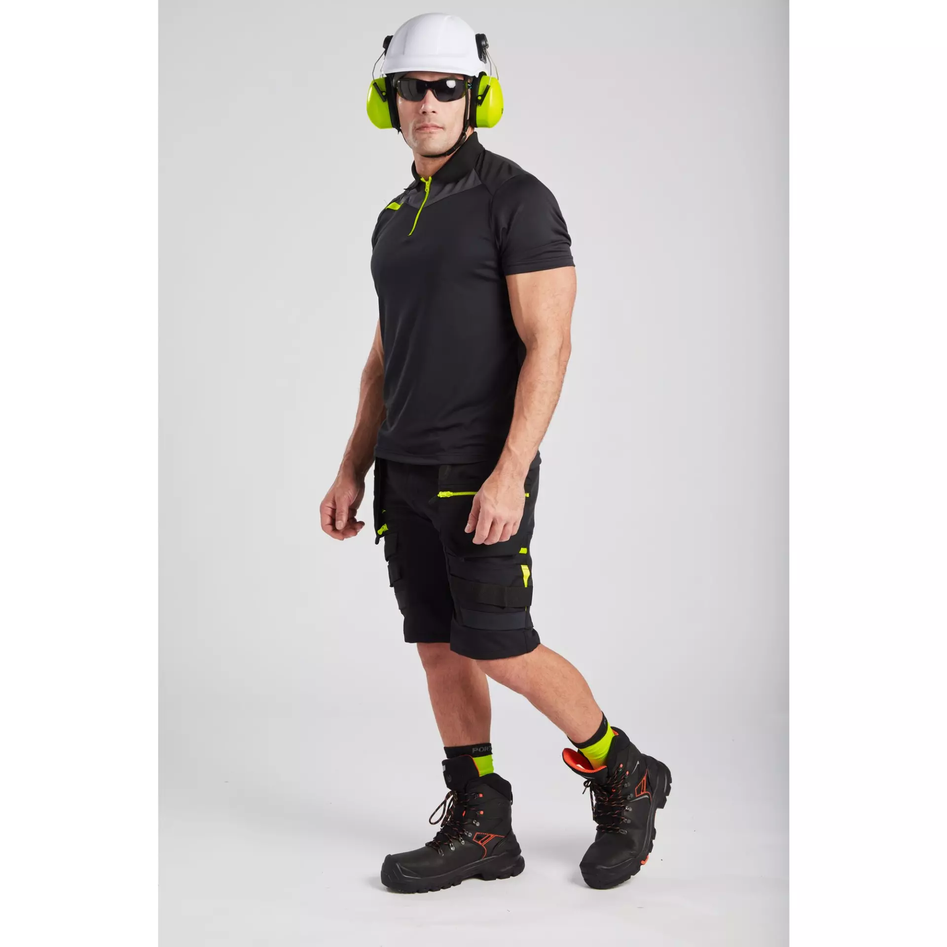 Portwest DX410BKR, DX4 Polo Shirt S/S, Black, image 7