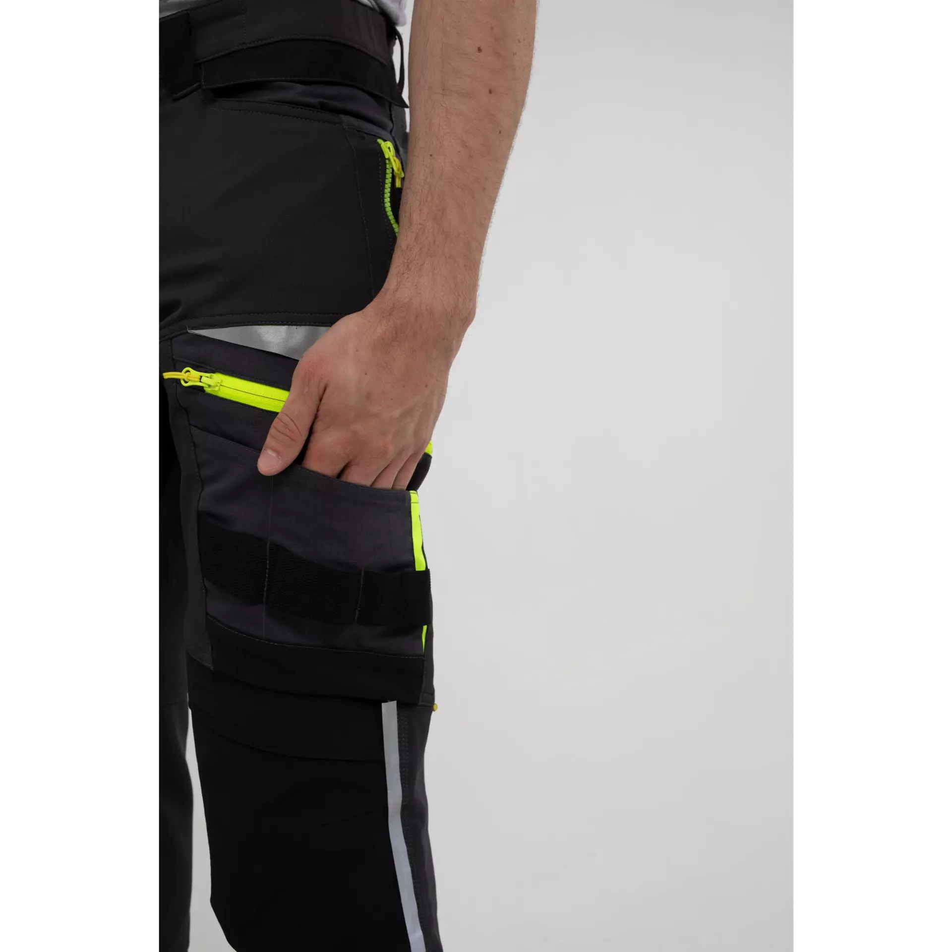 Portwest DX440MGR, DX4 Detachable Holster Pocket Trousers, Metal Grey, image 7