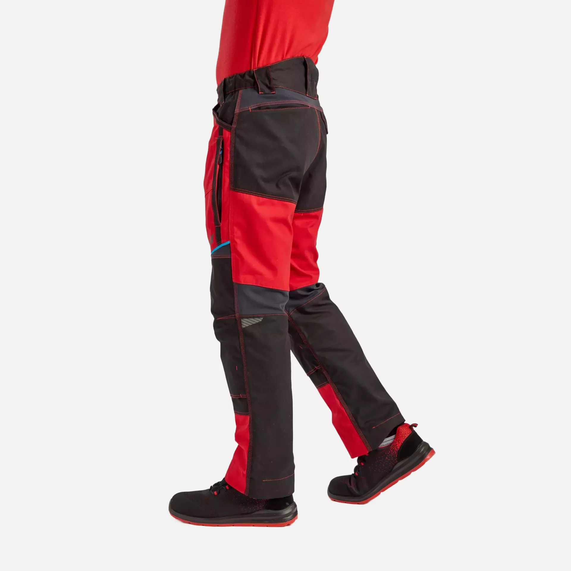 Portwest T701DRR, WX3 Work Trousers, Deep Red, image 6