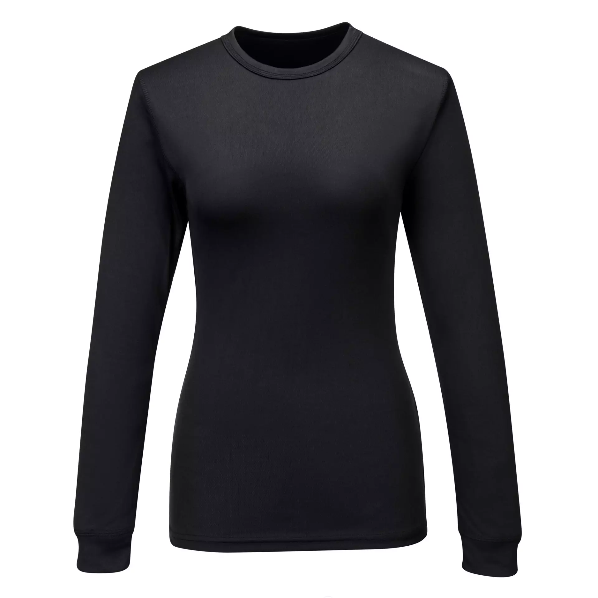 Portwest B136BKR, Women's Baselayer Top L/S, Black, image 1