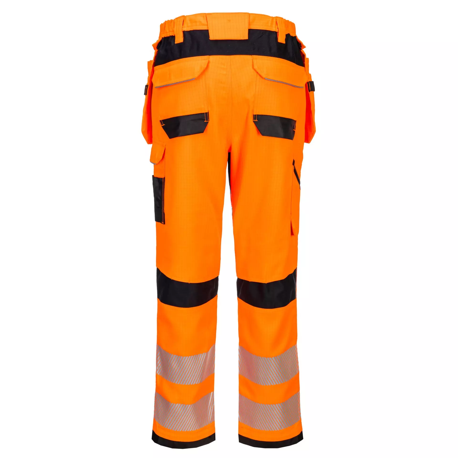 Portwest FR415OBR, PW3 FR Modaflame HVO Holster Trousers, Orange/Black, image 2
