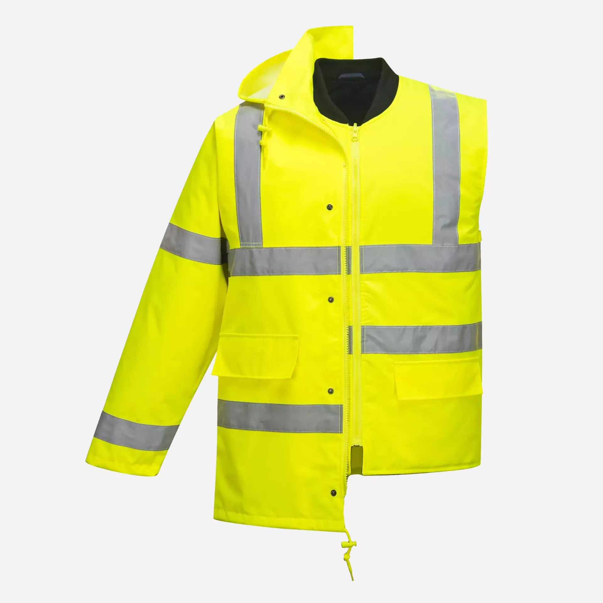 Portwest S468YER, Hi-Vis 4-in-1 Traffic Jacket, Yellow, image 3