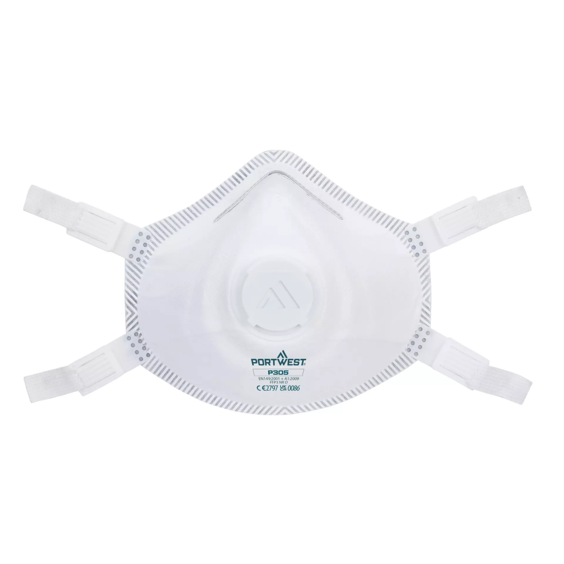 Portwest P305WHR, FFP3 Premium Dolomite Respirator, White, image 1