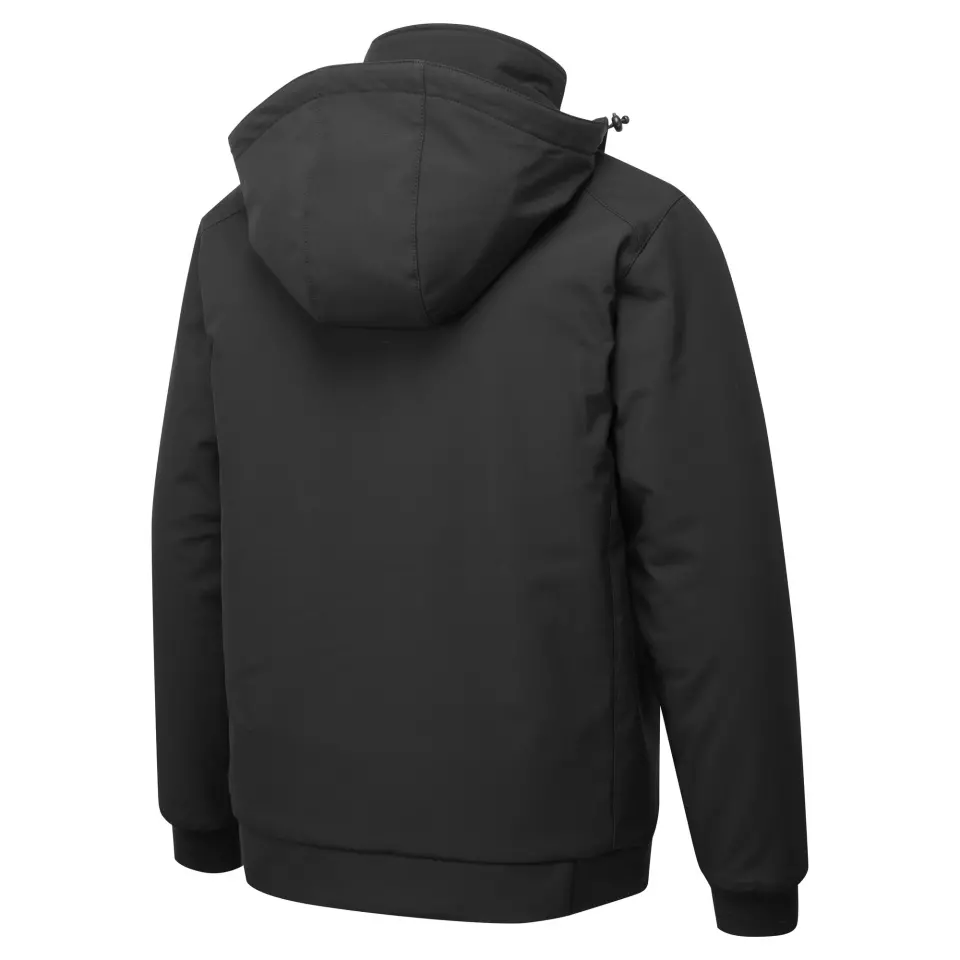 Portwest CD874BKR, WX2 Eco Hooded Insulated Softshell (2L), Black, image 3, gallery thumbnail