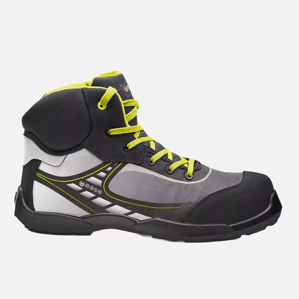 Portwest B0678BKY, Bowling Top/Tennis Top S3L FO SR, Black/Yellow, image 1, gallery thumbnail