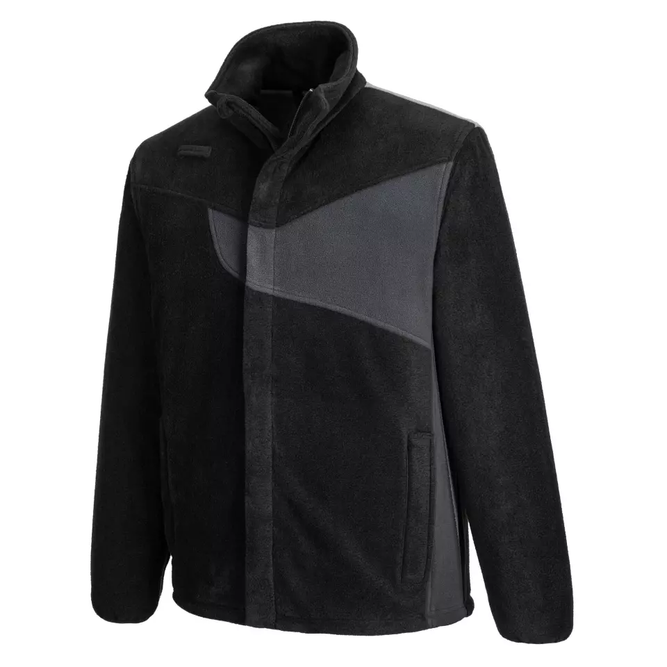 Portwest PW270BZR, PW2 Fleece, Black/Zoom Grey, image 3, gallery thumbnail