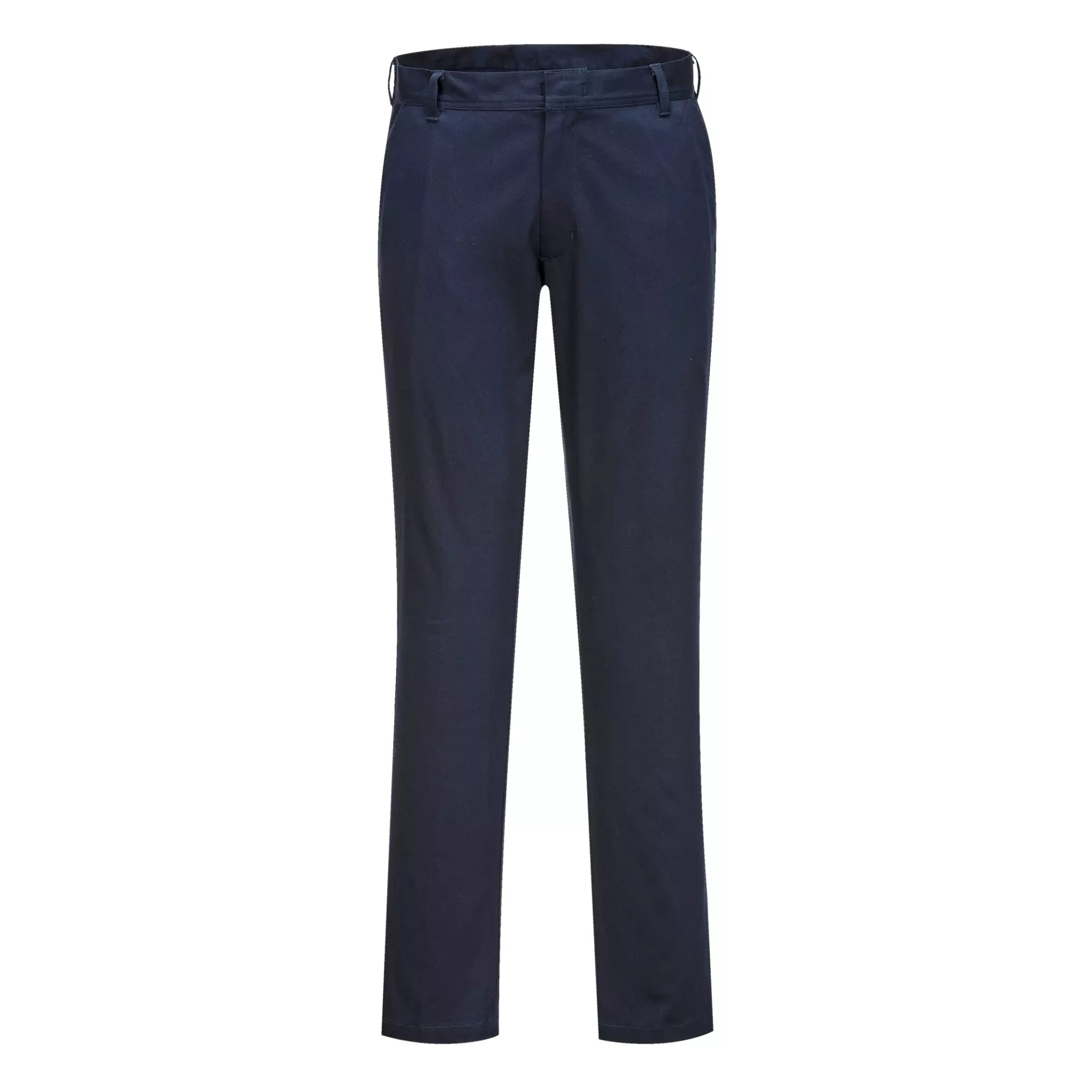Portwest S232DNS, WX2 Eco Stretch Slim Chino Trousers, Dark Navy Short