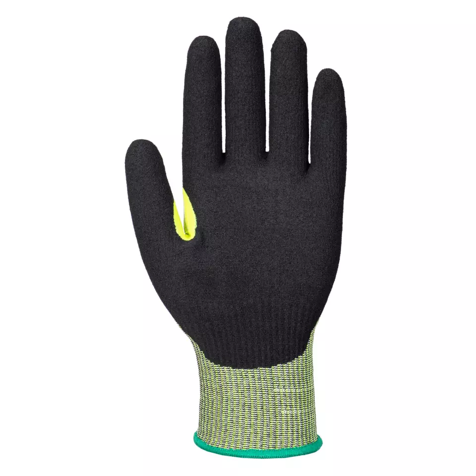 Portwest A650G8R, CS Cut E15 Nitrile Glove, Grey/Black, image 2, gallery thumbnail