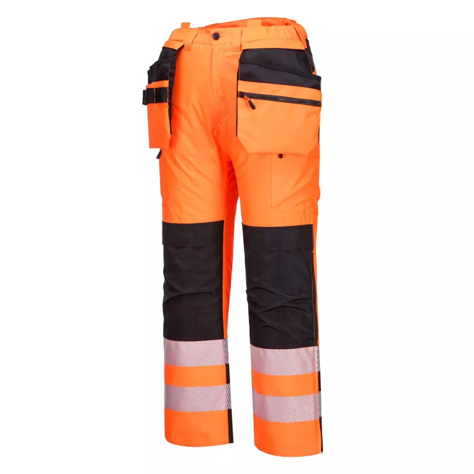 Portwest PW351OBR, PW3 Hi-Vis Winter Trousers, Orange/Black, image 7, gallery thumbnail