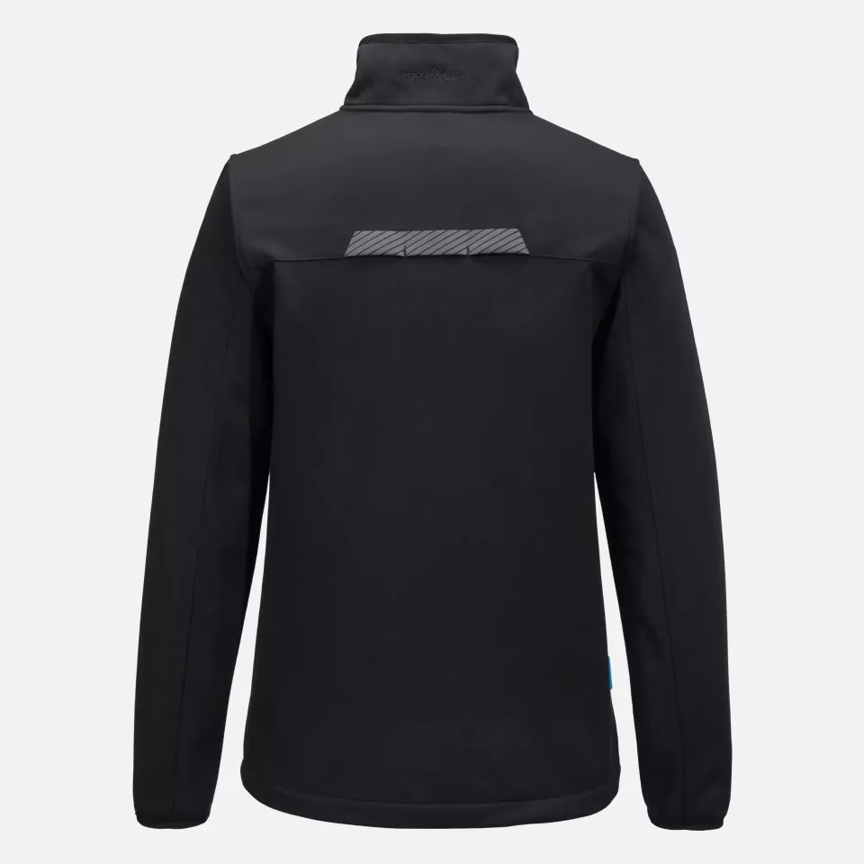 Portwest T756BKR, WX3 Full Zip Tech Fleece, Black, image 2, gallery thumbnail