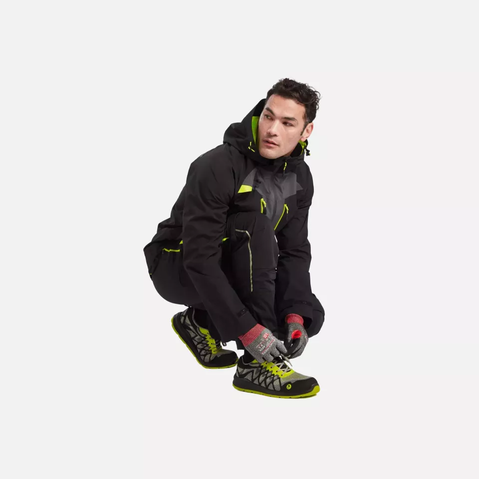 Portwest DX463BKR, DX4 Rain Jacket, Black, image 3, gallery thumbnail
