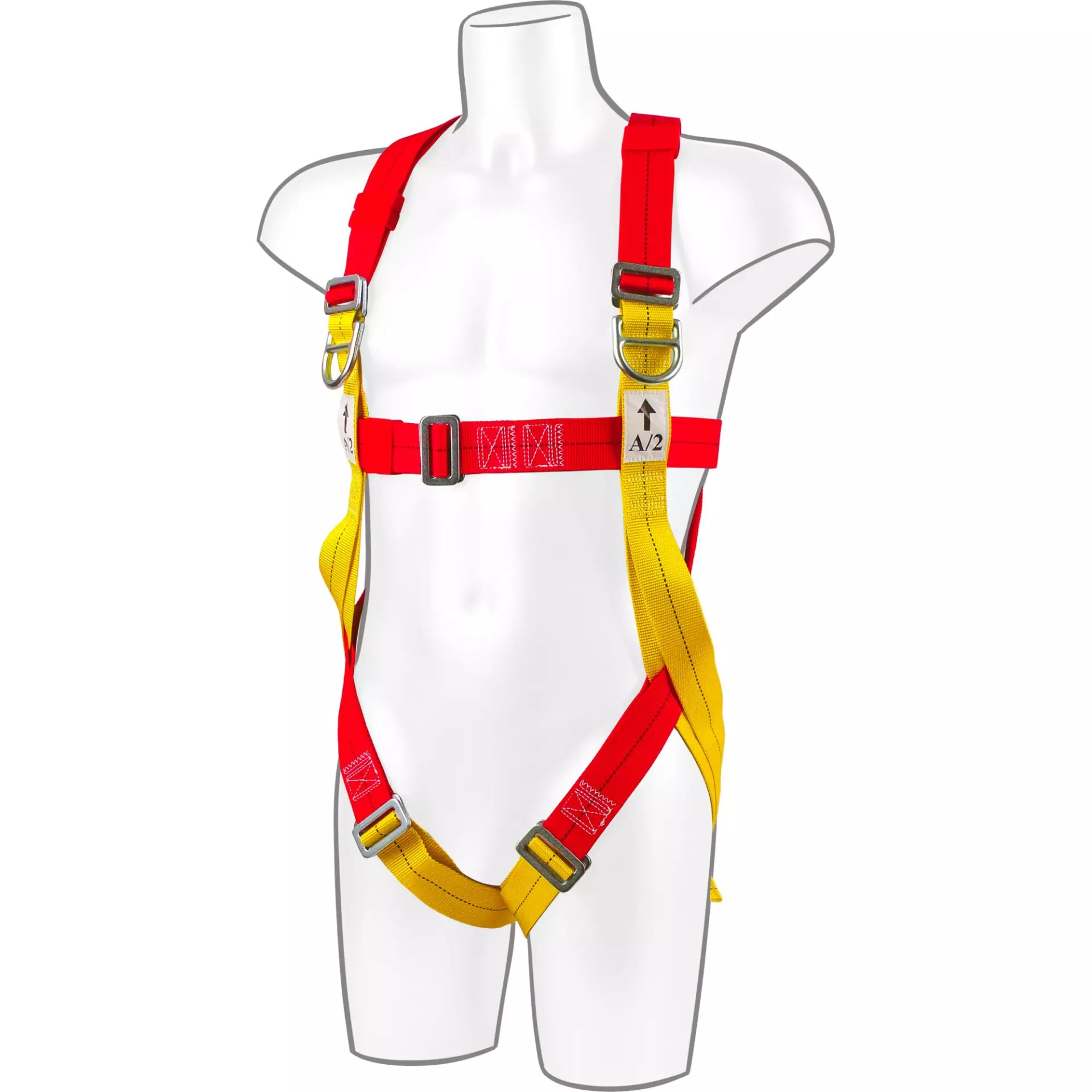 Portwest FP10RER, 2 Point Plus Harness, Red, image 2