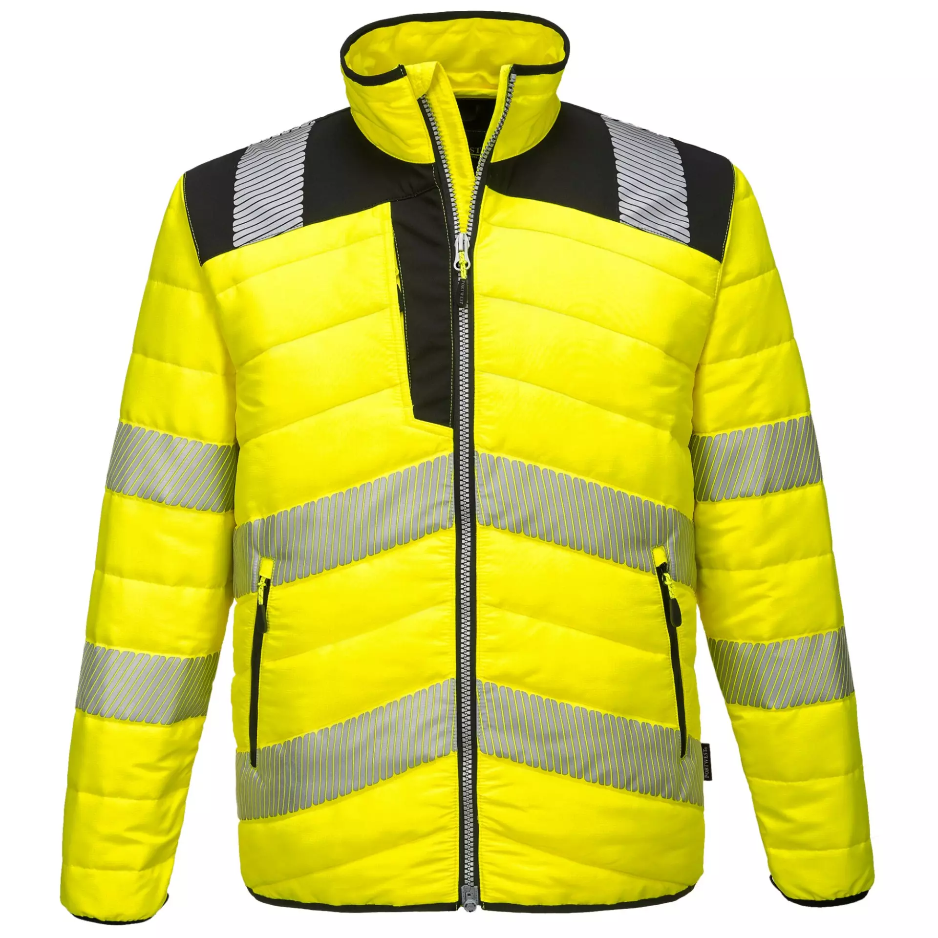 Portwest PW371YBR, PW3 Hi-Vis Baffle Jacket, Yellow/Black