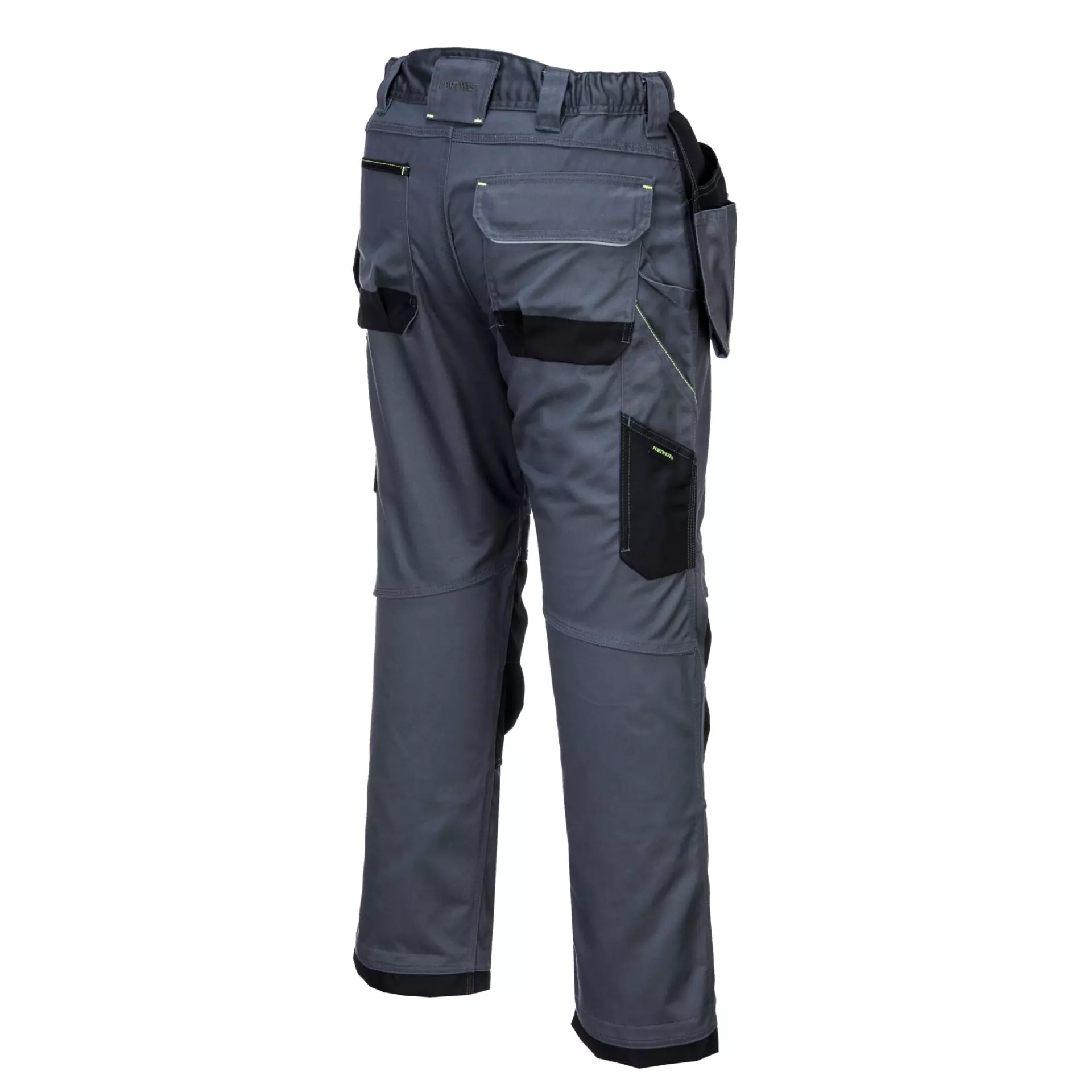Portwest T602ZBR, PW3 Holster Work Trousers, Zoom Grey/Black, image 9