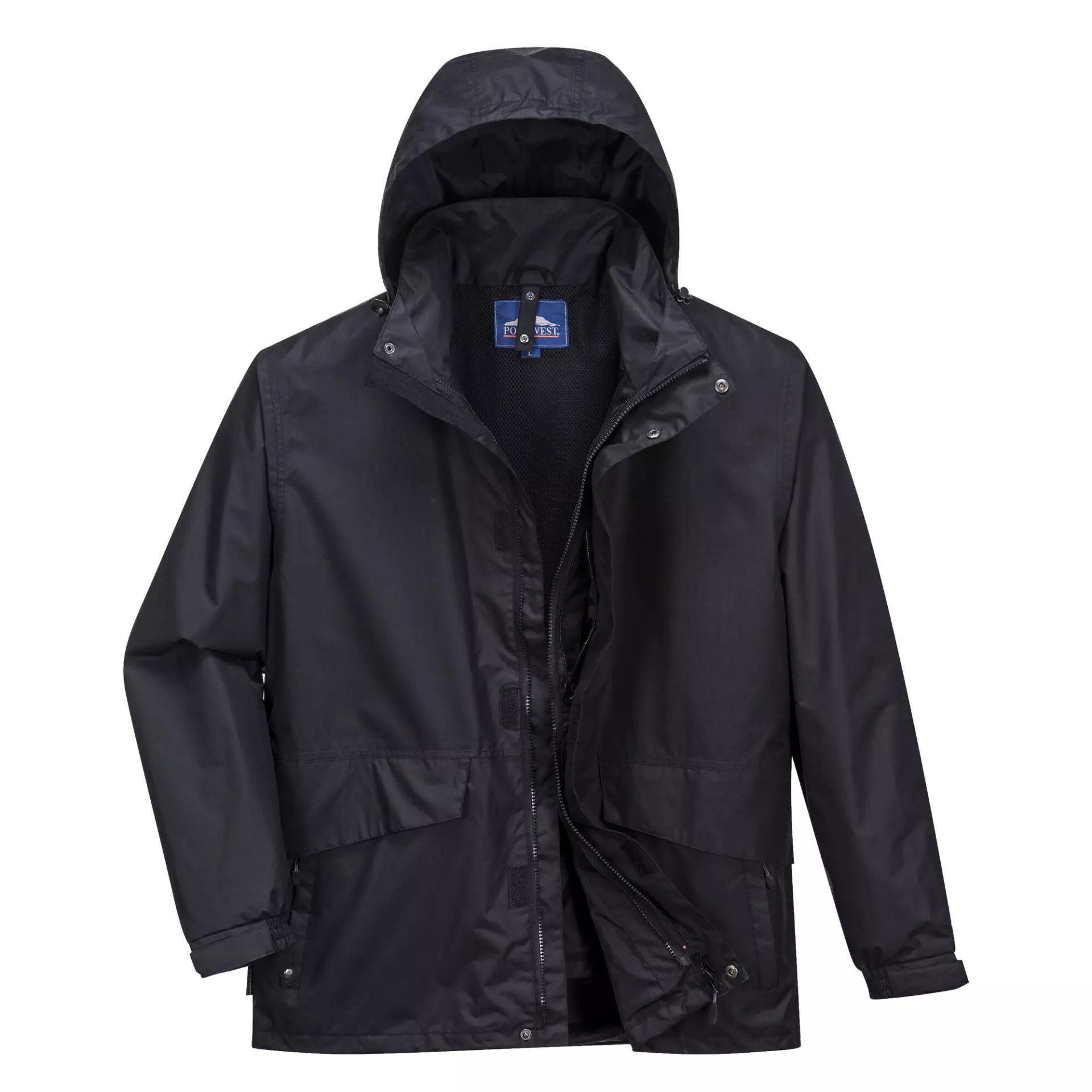 Portwest S507BKR, Argo 3-in-1 Jacket, Black