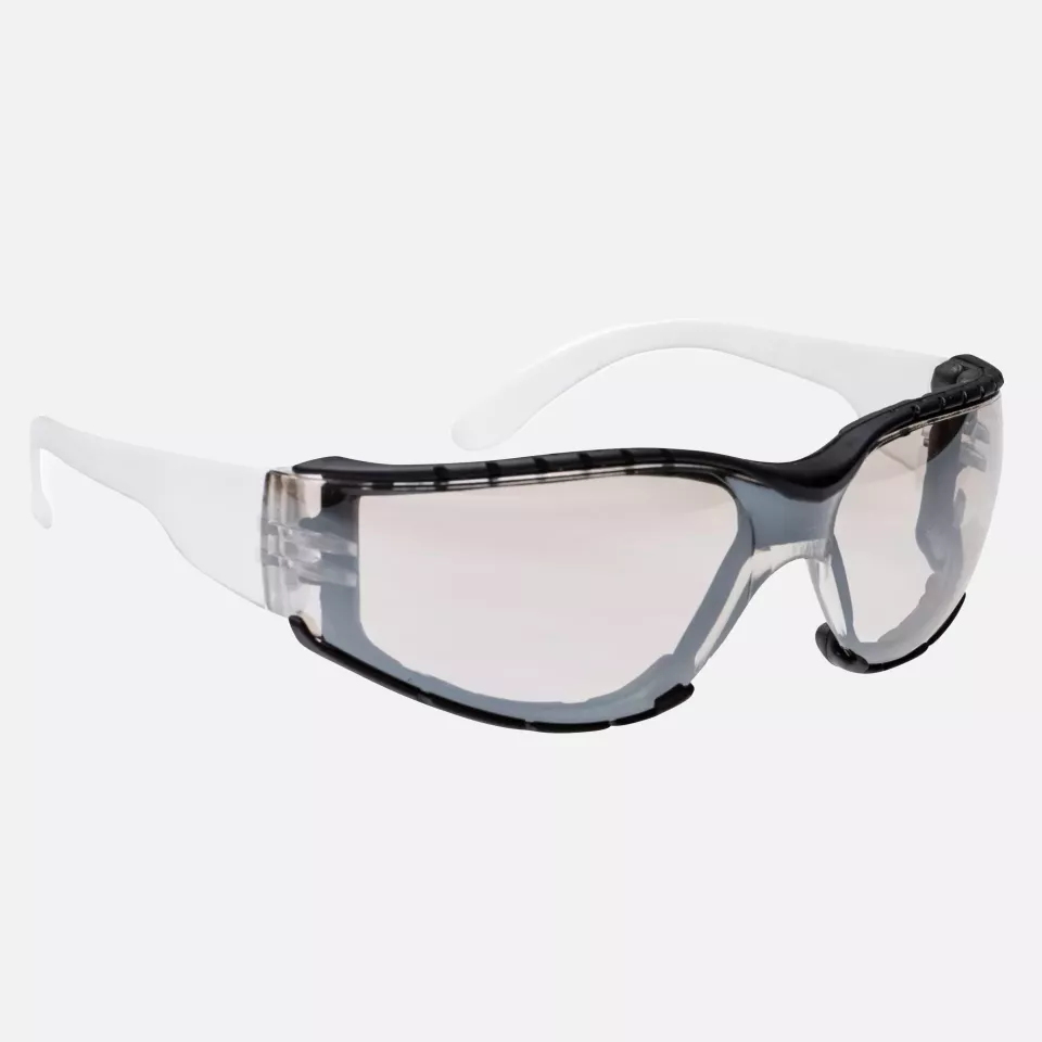 Portwest PS32MIR, Wrap Around Plus Schutzbrille, Silber, image 2, gallery thumbnail