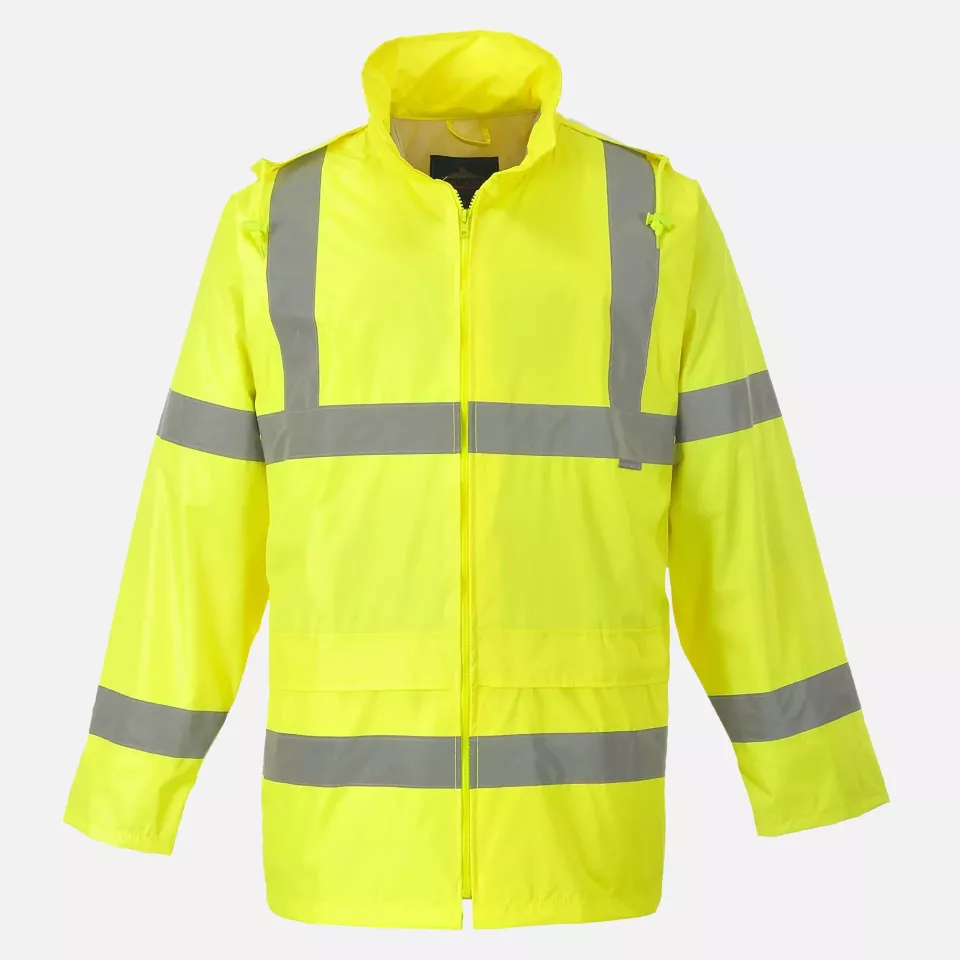 Portwest H440YER, Hi-Vis Rain Jacket, Yellow, image 5, gallery thumbnail