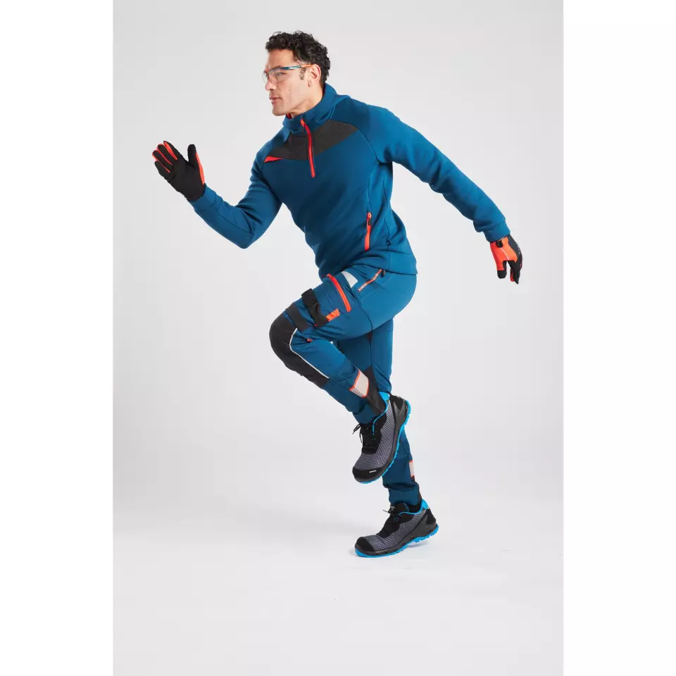 Portwest DX467MBR, DX4 Hoodie mit kurzem Reißverschluss, Metro Blau, image 9, gallery thumbnail