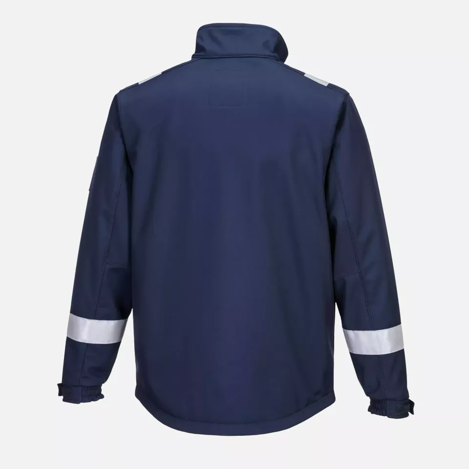 Portwest MV73NAR, Modaflame Softshell Jacket, Navy, image 2, gallery thumbnail