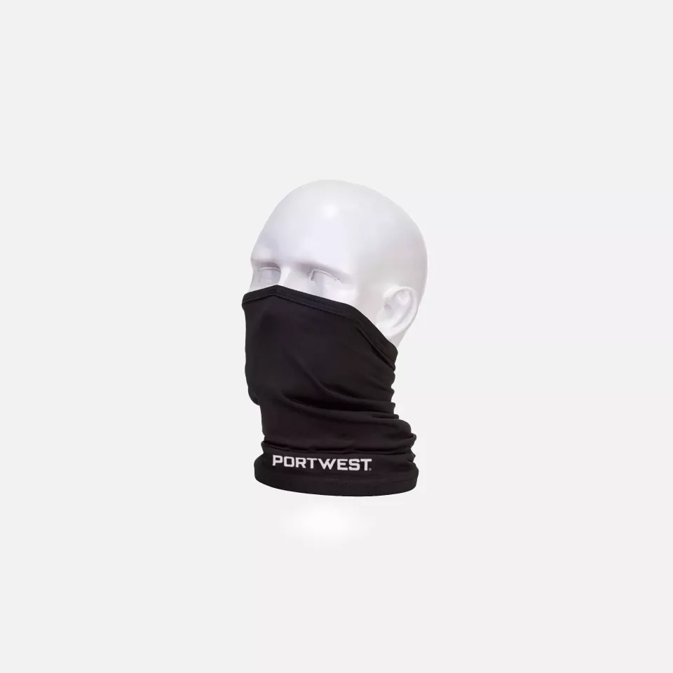 Portwest CS24BKR, Cooling Multiway Scarf, Black, image 1, gallery thumbnail