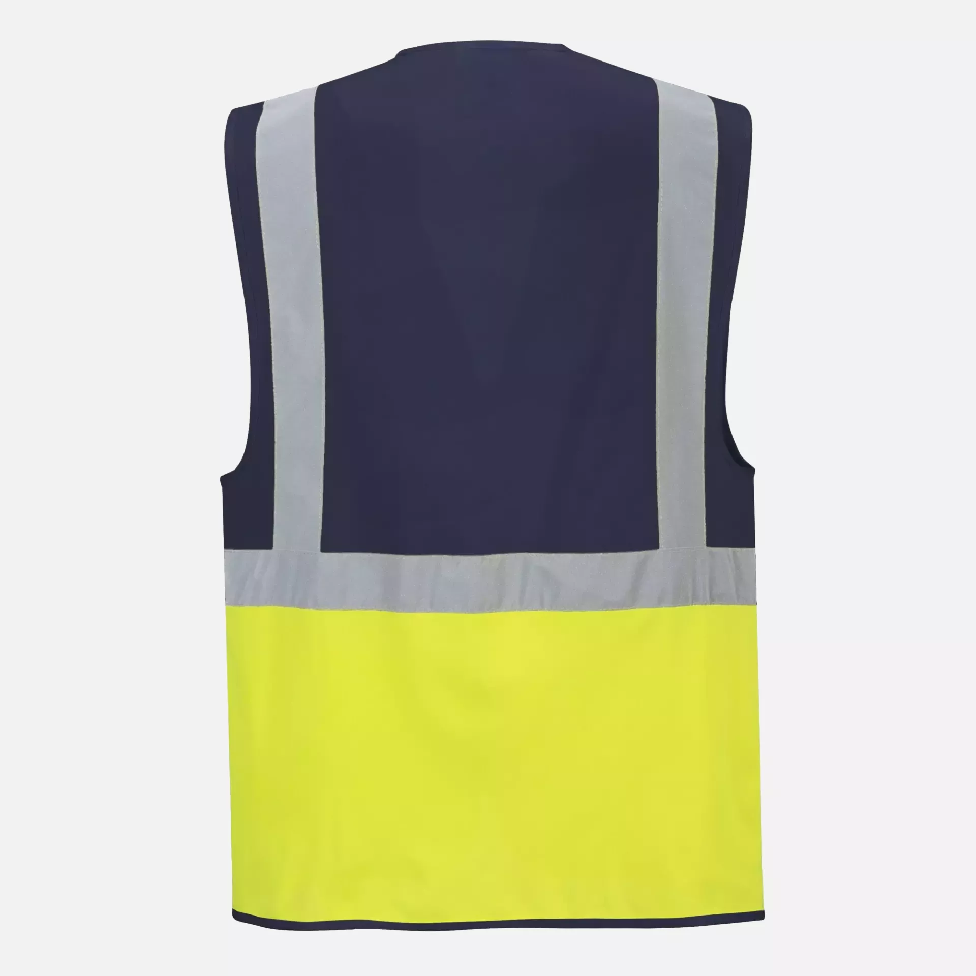 Portwest C276YNR, Paris Hi-Vis Contrast Executive Vest, Yellow/Navy, image 2
