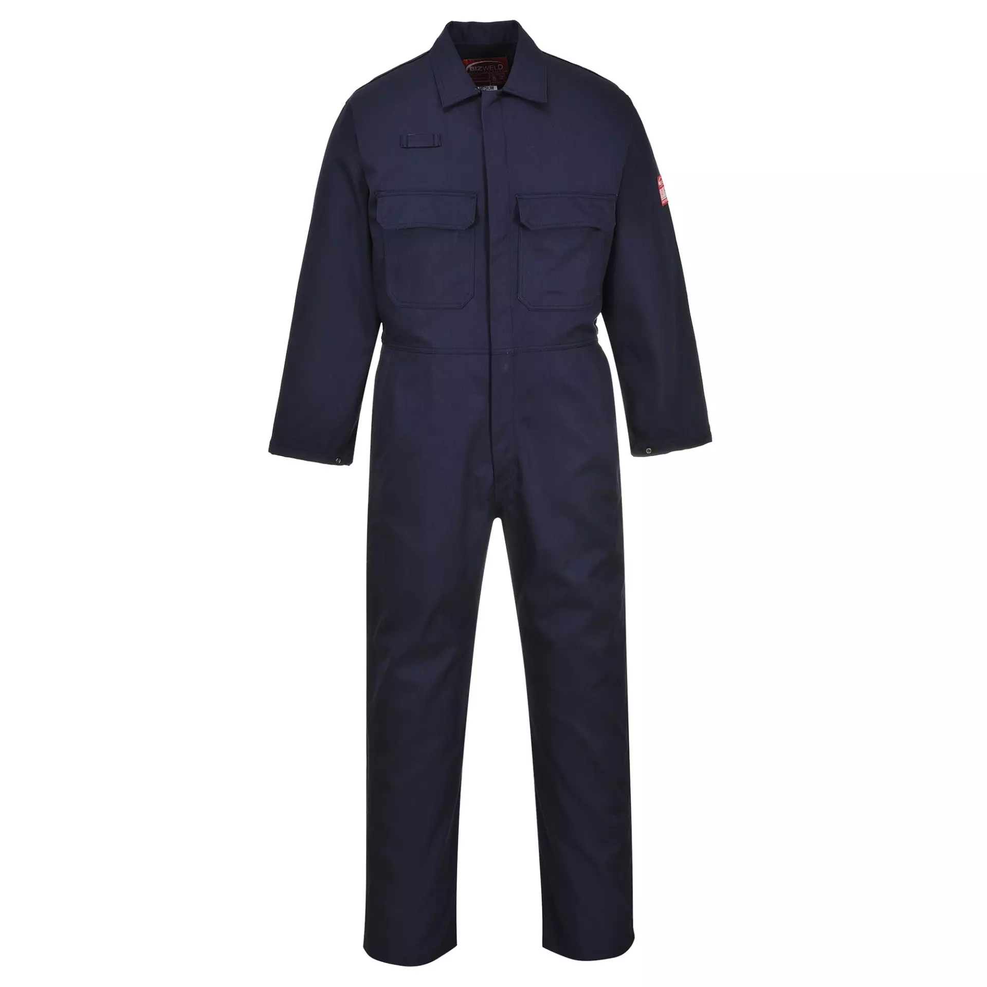 Portwest BIZ1NAT, Bizweld FR Coverall, Navy Tall, image 1
