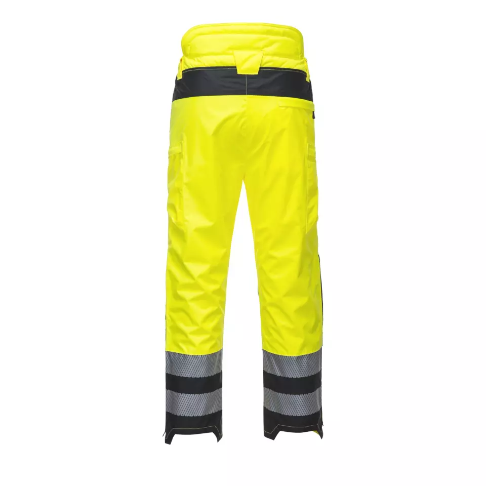 Portwest PW342YBR, PW3 Hi-Vis Extreme Rain Trousers, Yellow/Black, image 2, gallery thumbnail