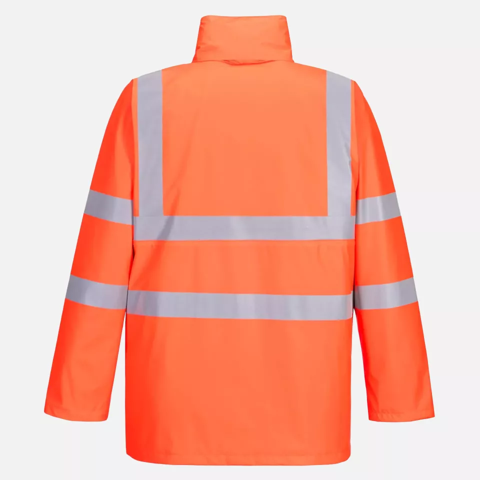 Portwest S490ORR, Sealtex Ultra Hi-Vis Winter Jacket, Orange, image 4, gallery thumbnail