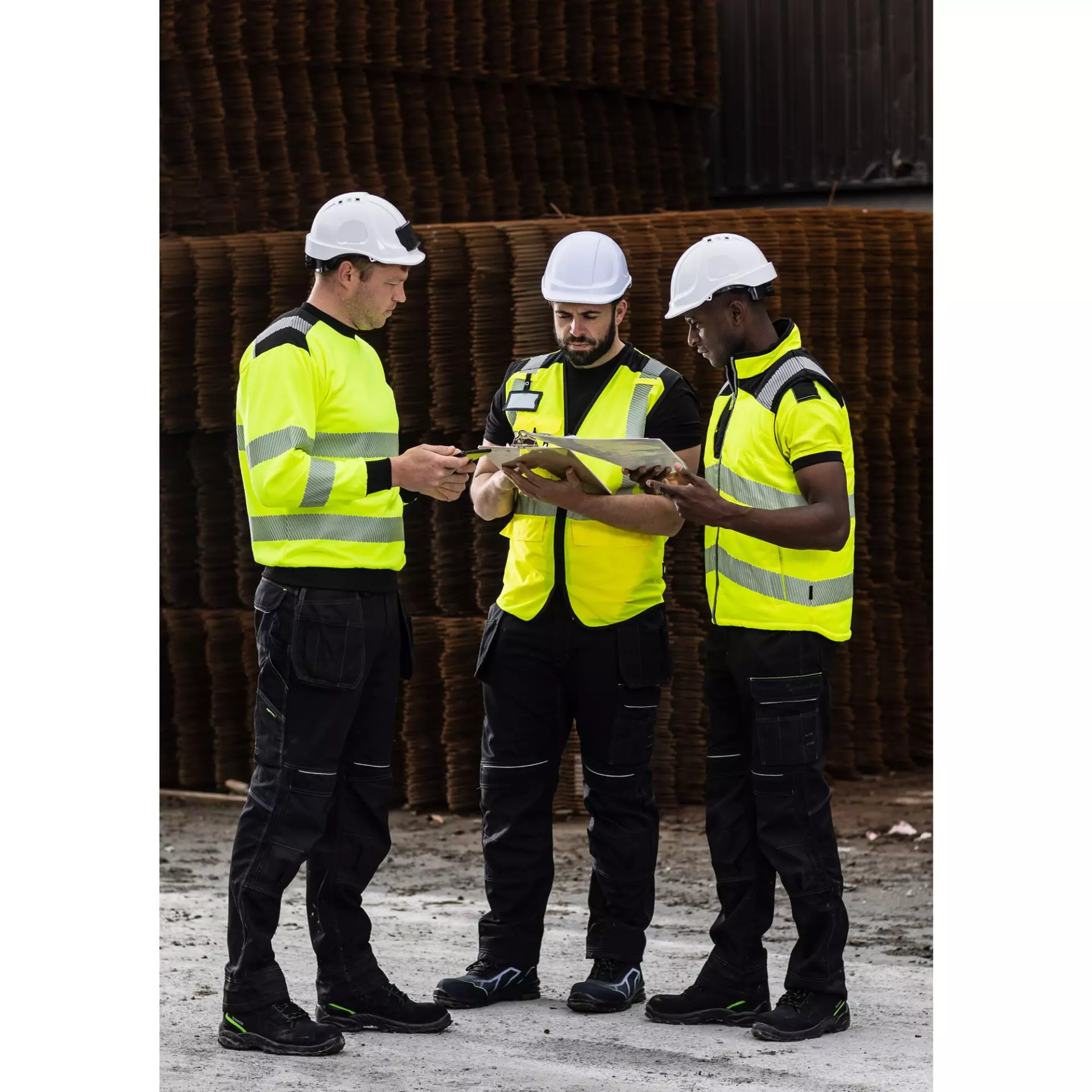 Portwest PW379OBR, PW3 Hi-Vis Sweatshirt, Orange/Schwarz, image 6
