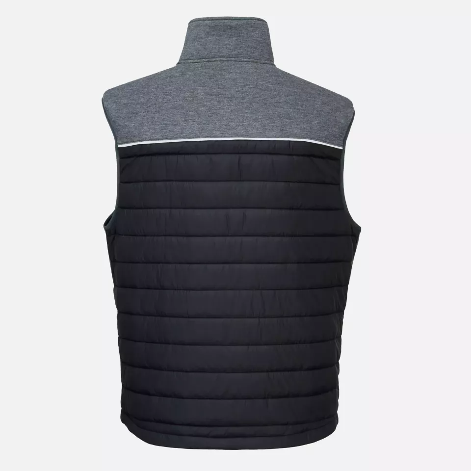 Portwest DX470MGR, DX4 Hybrid Baffle Gilet, Metal Grey, image 2, gallery thumbnail