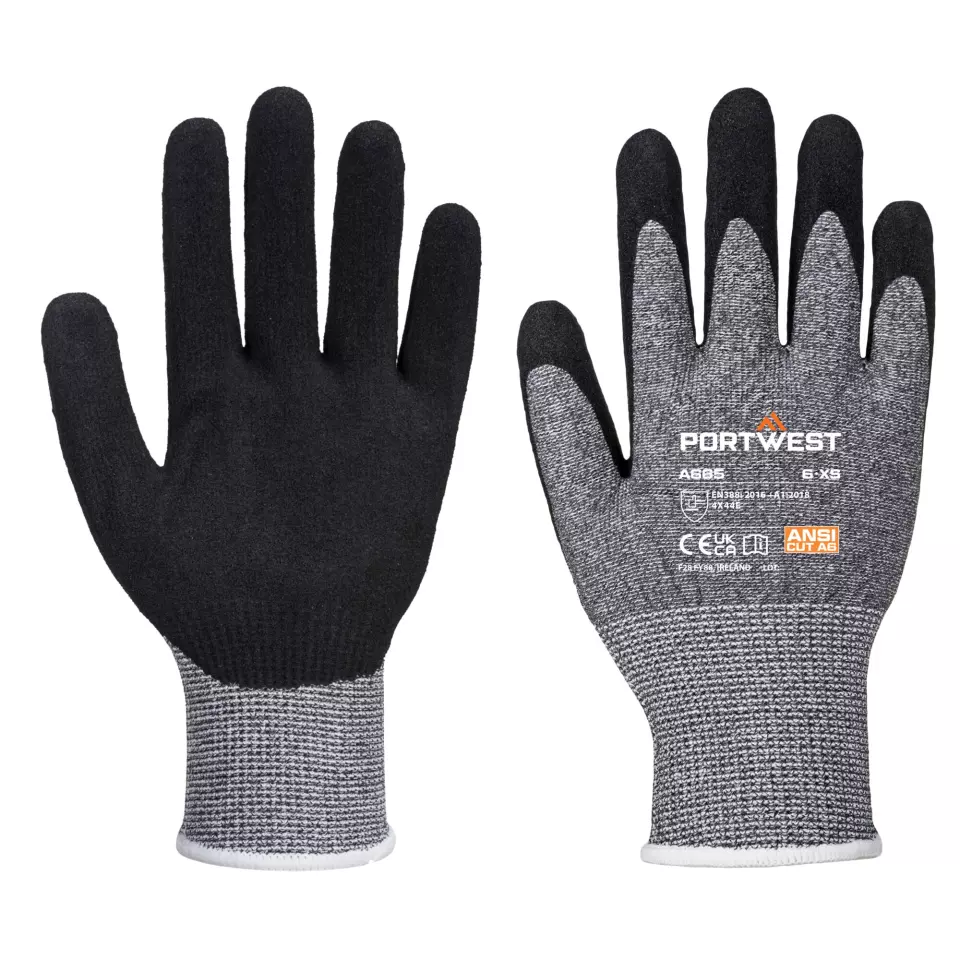 Portwest A665GRR, VHR Advanced Cut Glove, Grey, image 3, gallery thumbnail