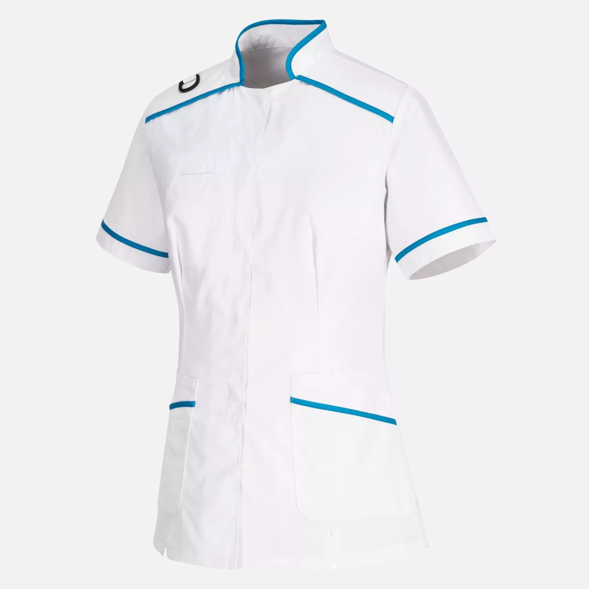 Portwest LW21WAR, Medical Tunic, White/Aqua, image 3