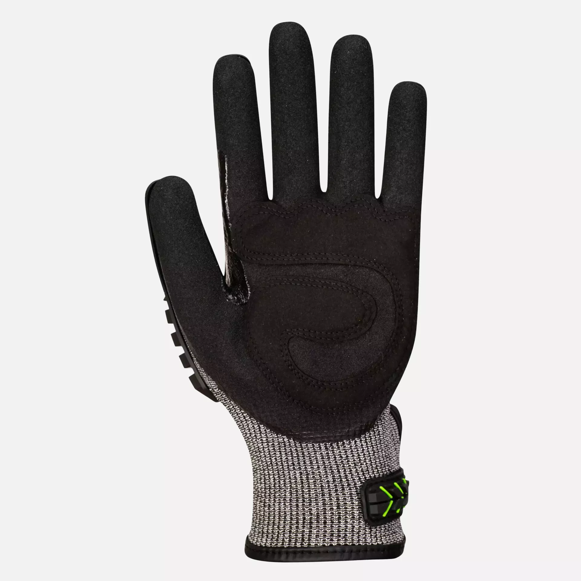 Portwest A755K3R, VHR15 Nitrile Foam Impact Glove, Black/Green, image 2