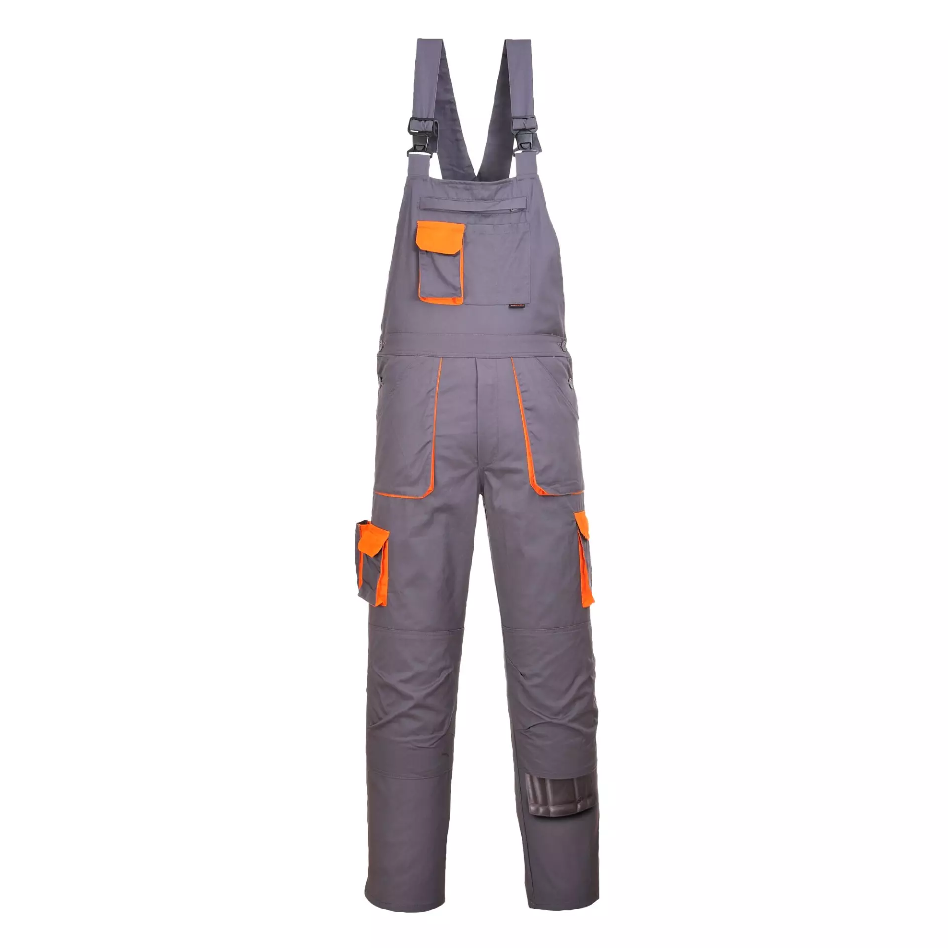 Portwest TX12GRR, Texo Contrast Bib and Brace, Grey, image 1