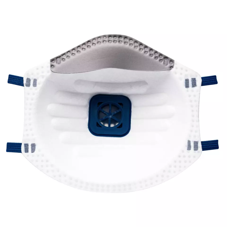 Portwest P201WHR, FFP2 Valved Respirator, White, image 2, gallery thumbnail
