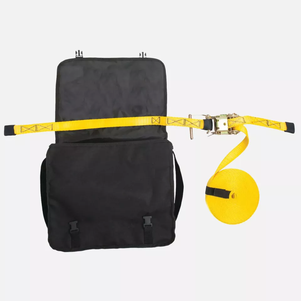 Portwest FP01YBR, Temporary 20m Horizontal Lifeline, Yellow/Black, image 1, gallery thumbnail