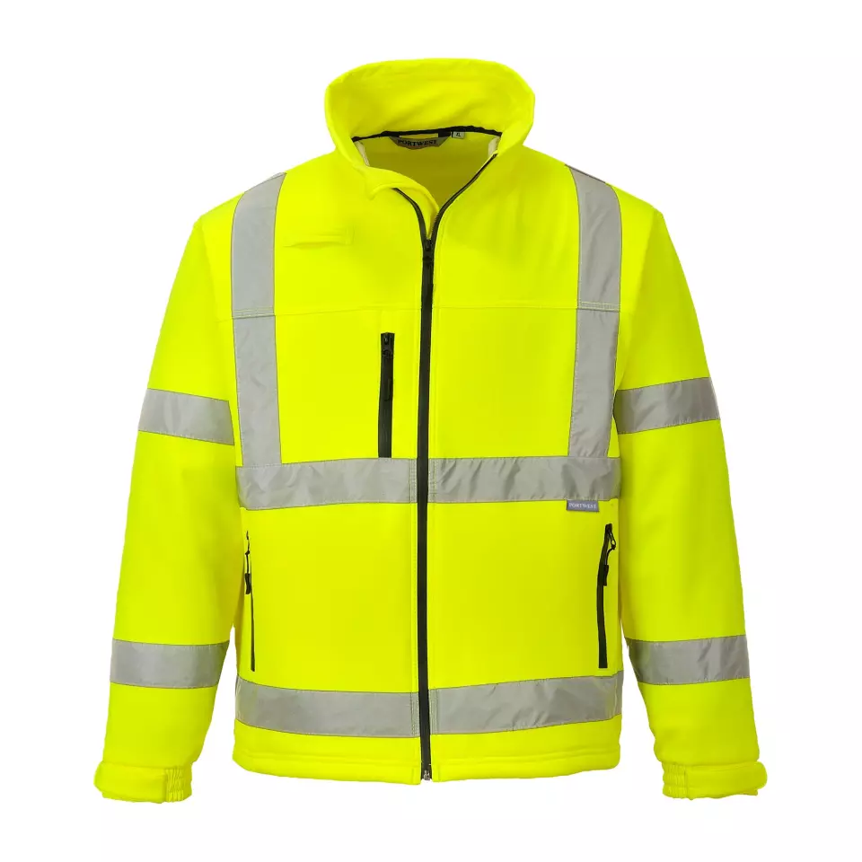 Portwest S424YER, Hi-Vis Classic Softshell (3L), Yellow, image 1, gallery thumbnail
