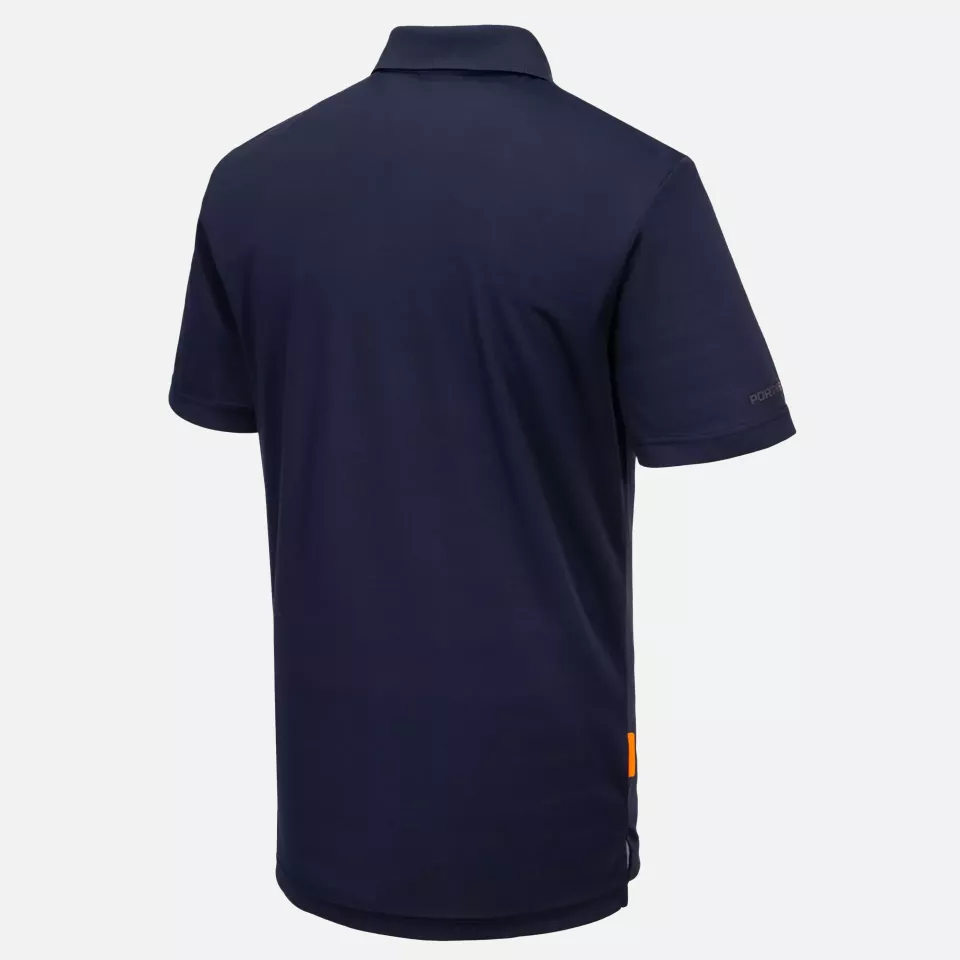 Portwest DX410DNR, DX4 Poloshirt Kurzarm, Dunkelmarine, image 4, gallery thumbnail