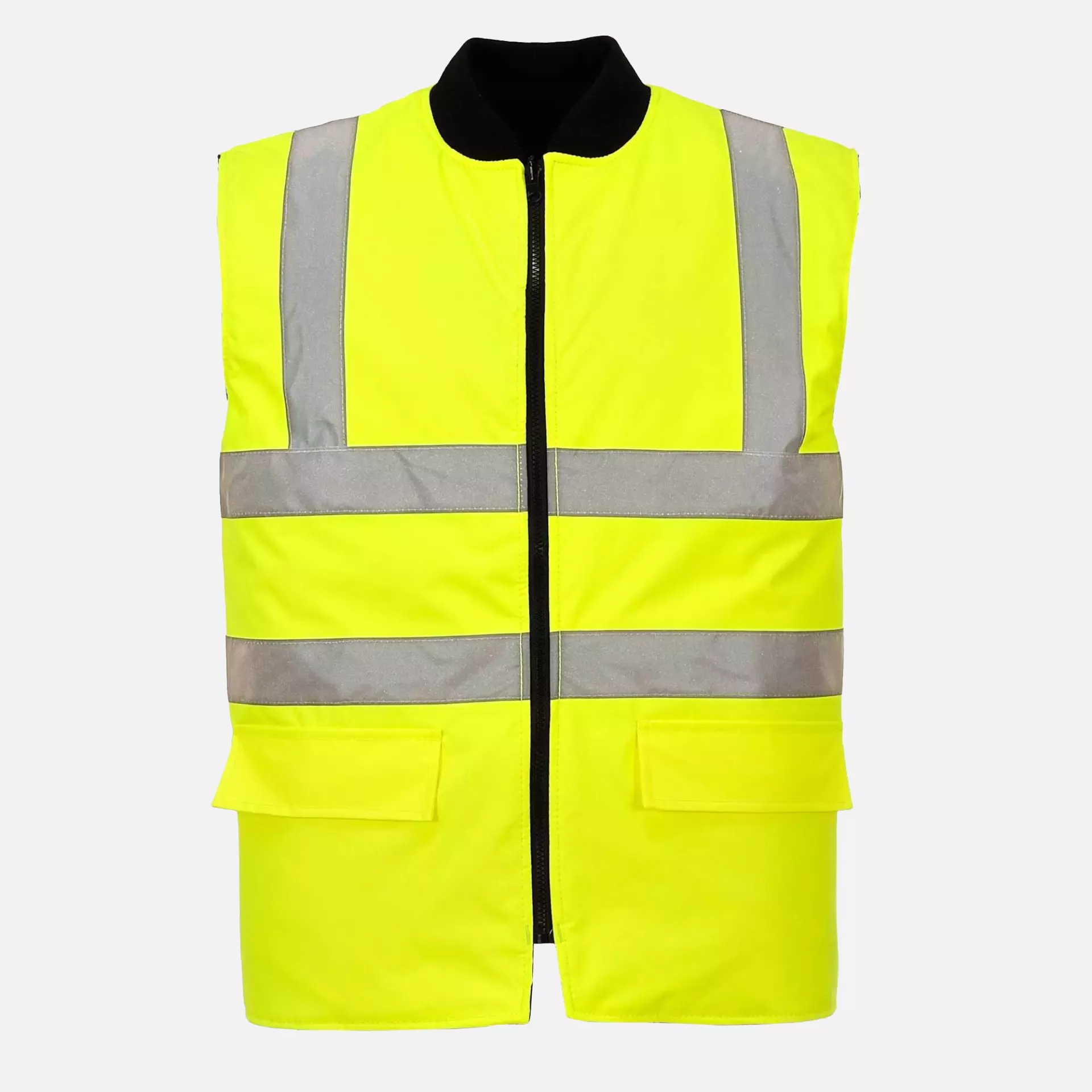 Portwest S469YER, Hi-Vis Reversible Bodywarmer, Yellow, image 3