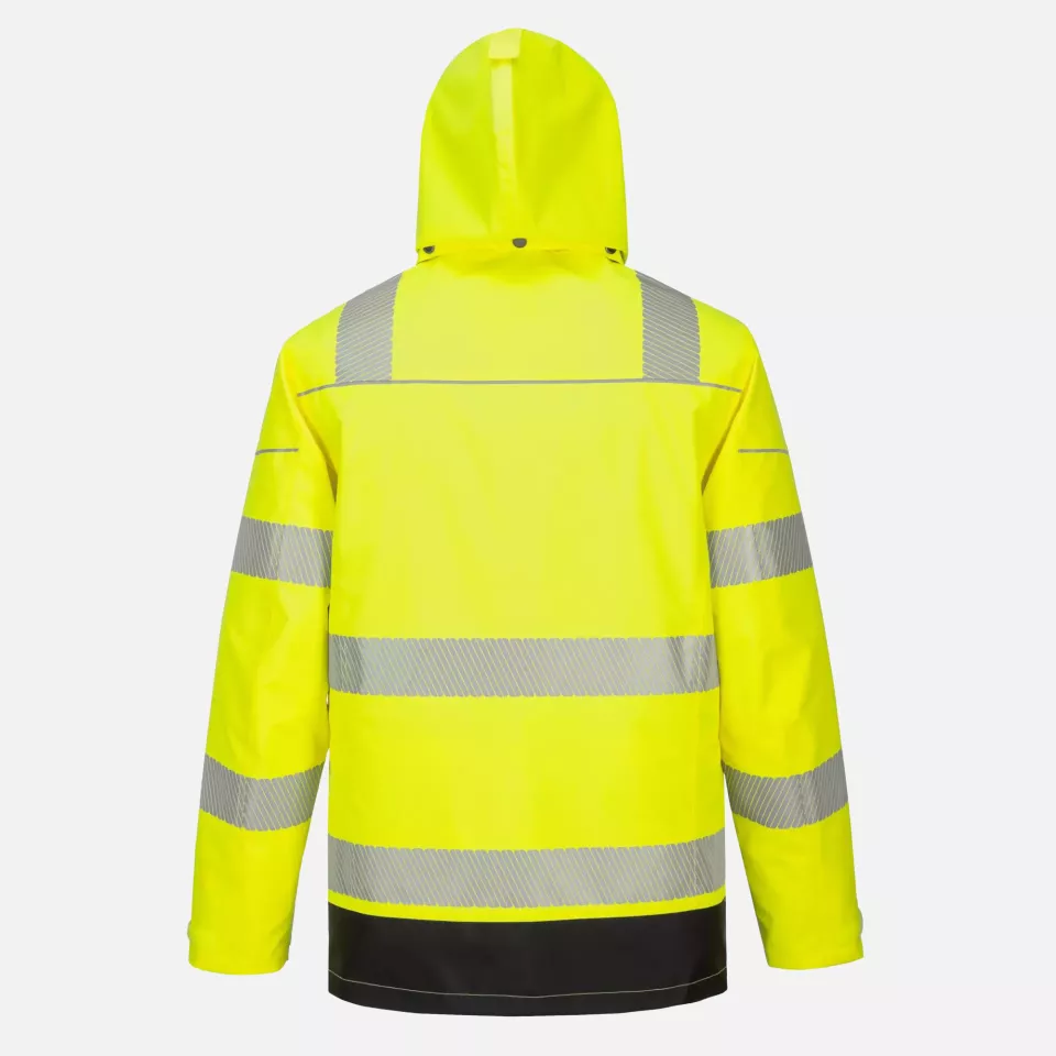 Portwest PW367YBR, PW3 Hi-Vis Breathable 5-in-1 Jacket, Yellow/Black, image 2, gallery thumbnail