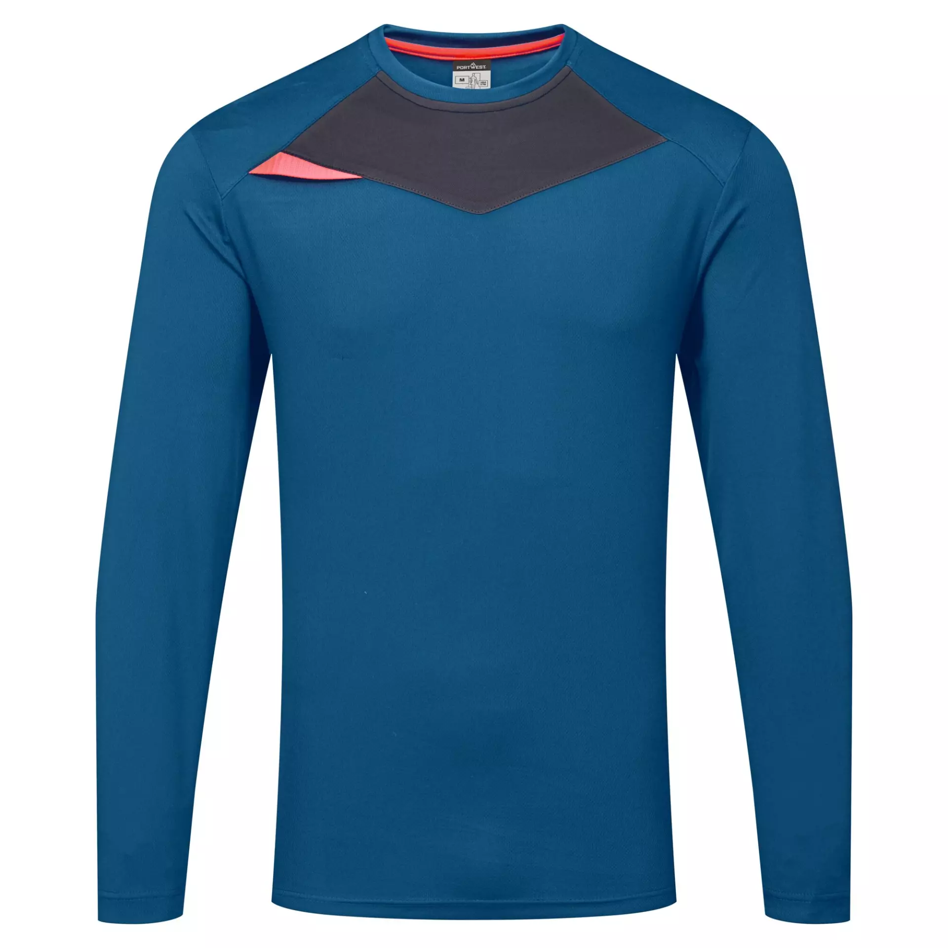 Portwest DX415MBR, DX4 T-Shirt L/S, Metro Blue, image 1