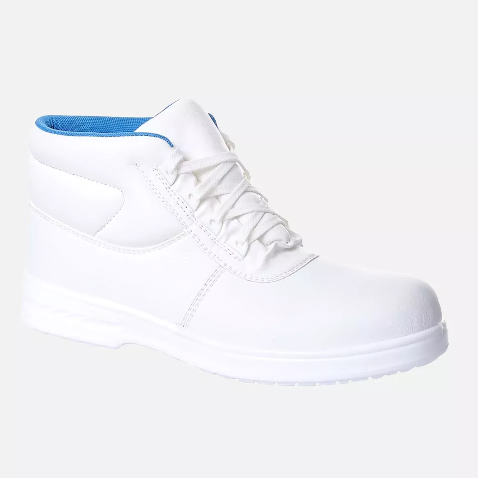 Portwest FW88WHR, Steelite Albus Laced Boot S2 FO SR, White, image 1, gallery thumbnail