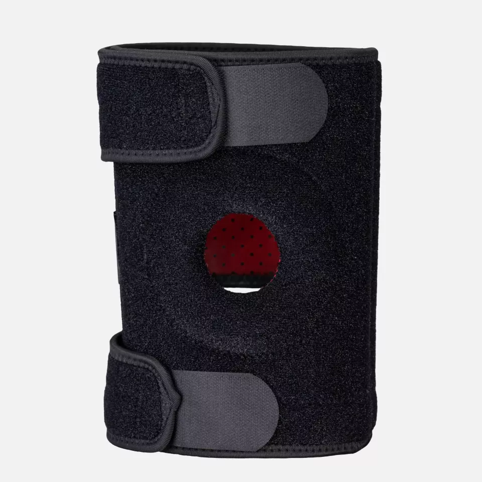 Portwest PW84BKR, Open Patella Knee Support, Black, image 1, gallery thumbnail