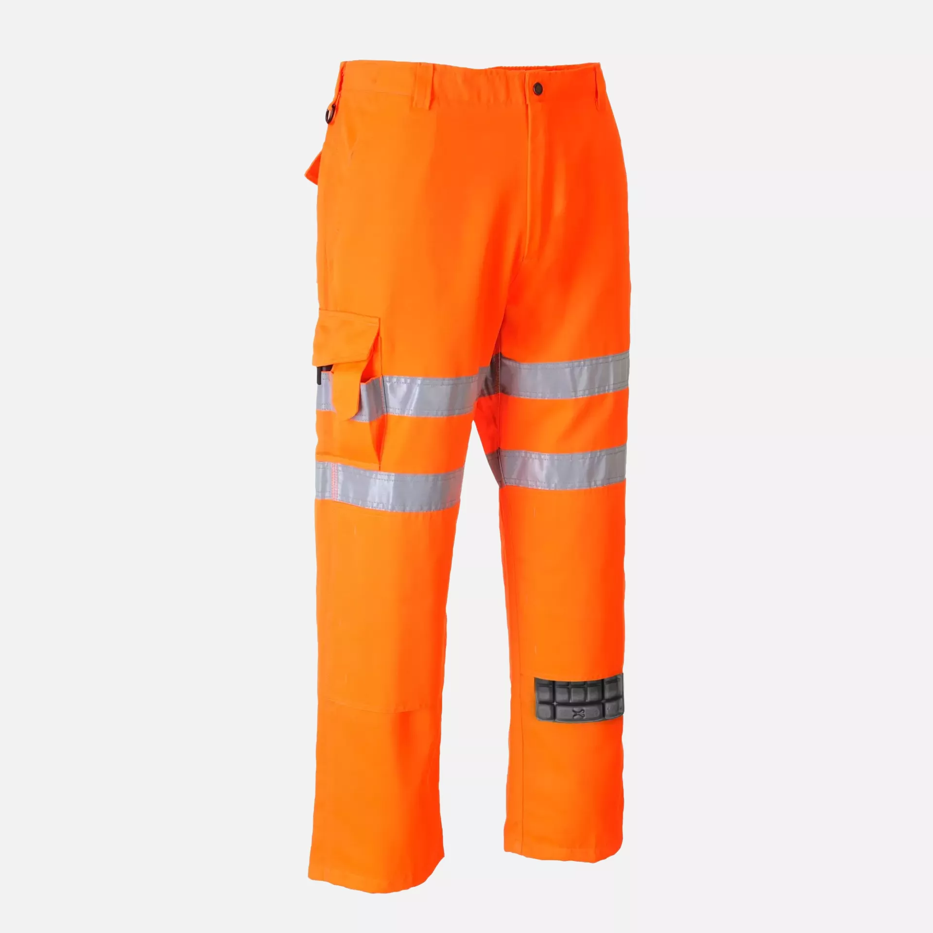 Portwest RT46ORT, Hi-Vis Rail Work Trousers, Orange Tall, image 2